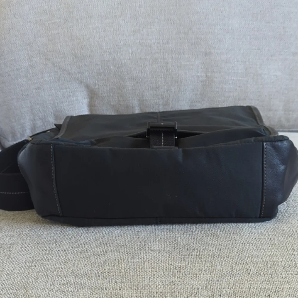 Coach Black Messenger Bag with Adjustable Strap